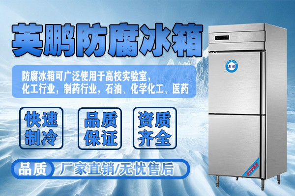 LC-500F英鹏防腐冰箱 制药厂用不锈钢冰箱